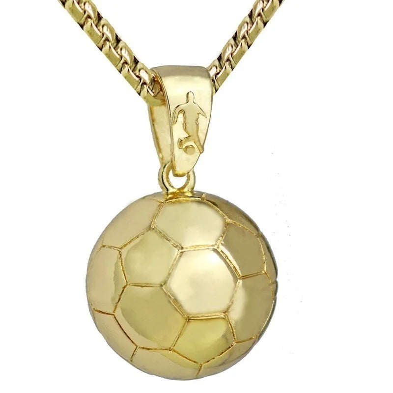 Basketball Football Necklace