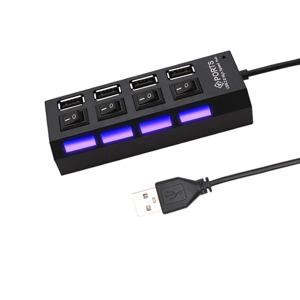 موزع USB 2.0 2.0 متعدد المنافذ