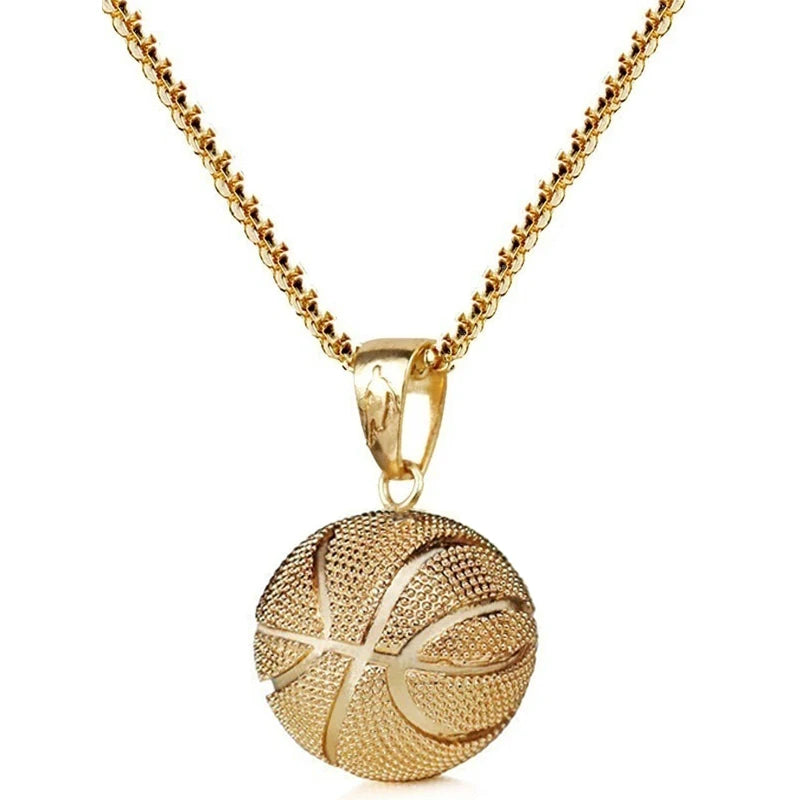 Basketball Football Necklace