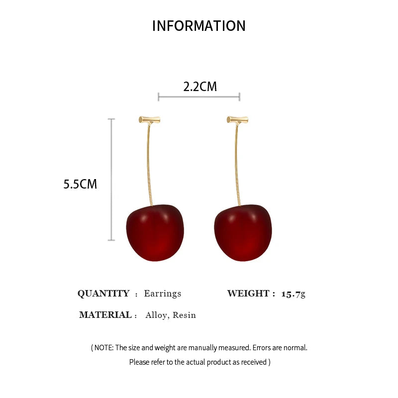 Red Cherry Earrings