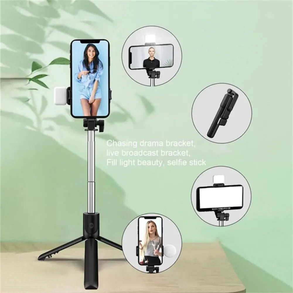 Selfi Stick Phone Holder Stand with Beauty Fill Light for Phone