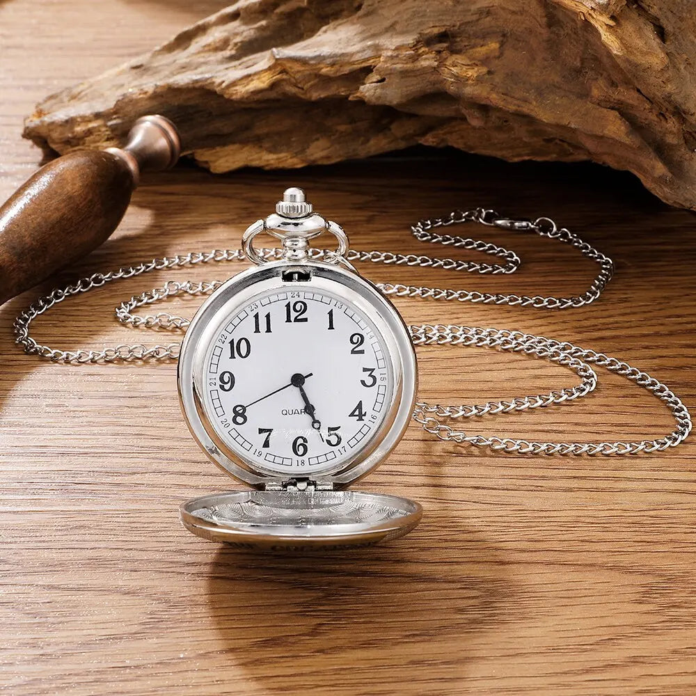 Vintage Silver Golden  THE DADPocket Watch