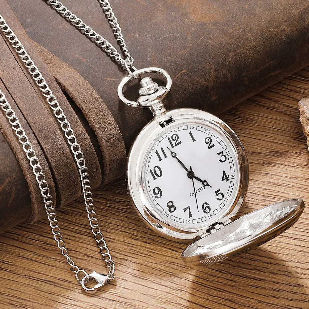 Vintage Silver Golden  THE DADPocket Watch