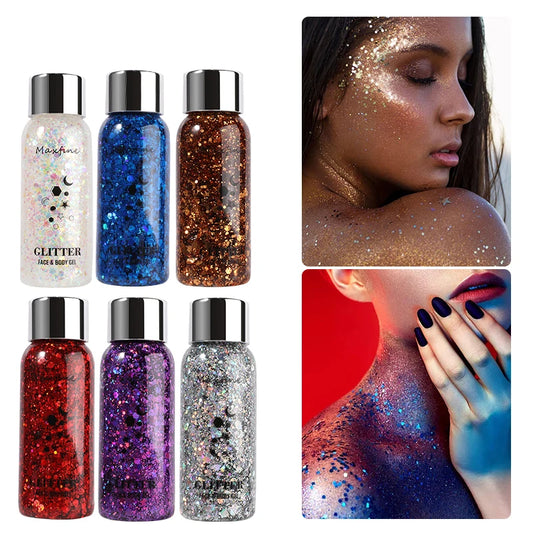 Body Face Glitter Gel