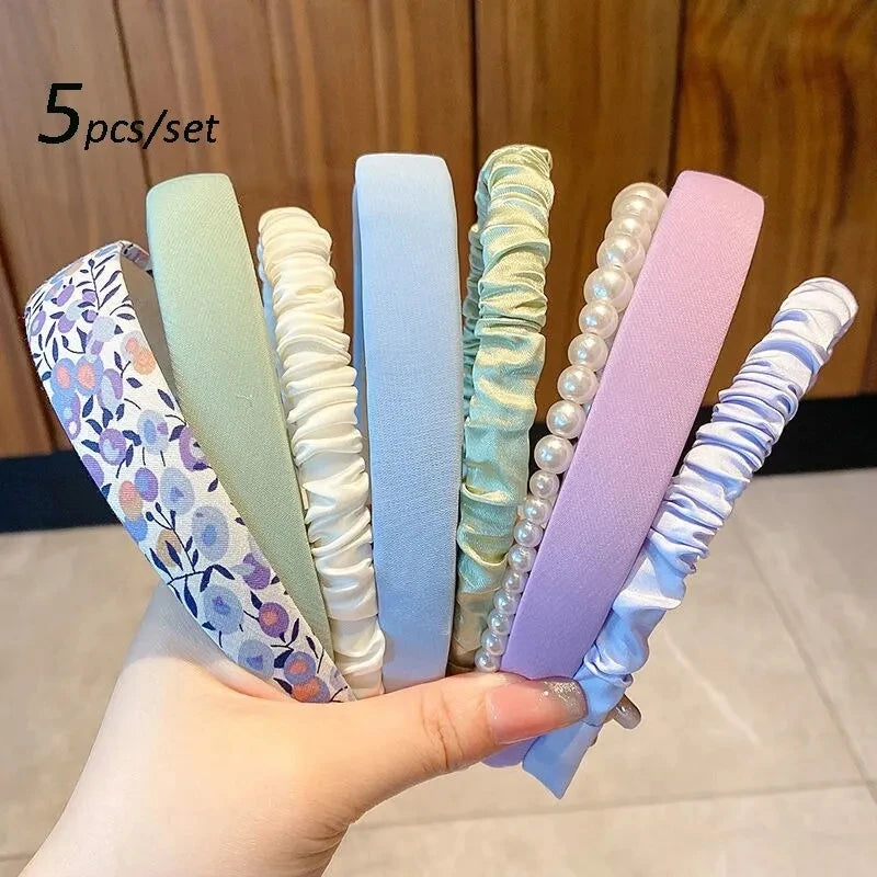 Set  Women Cloth Hair Bands Headband Girls