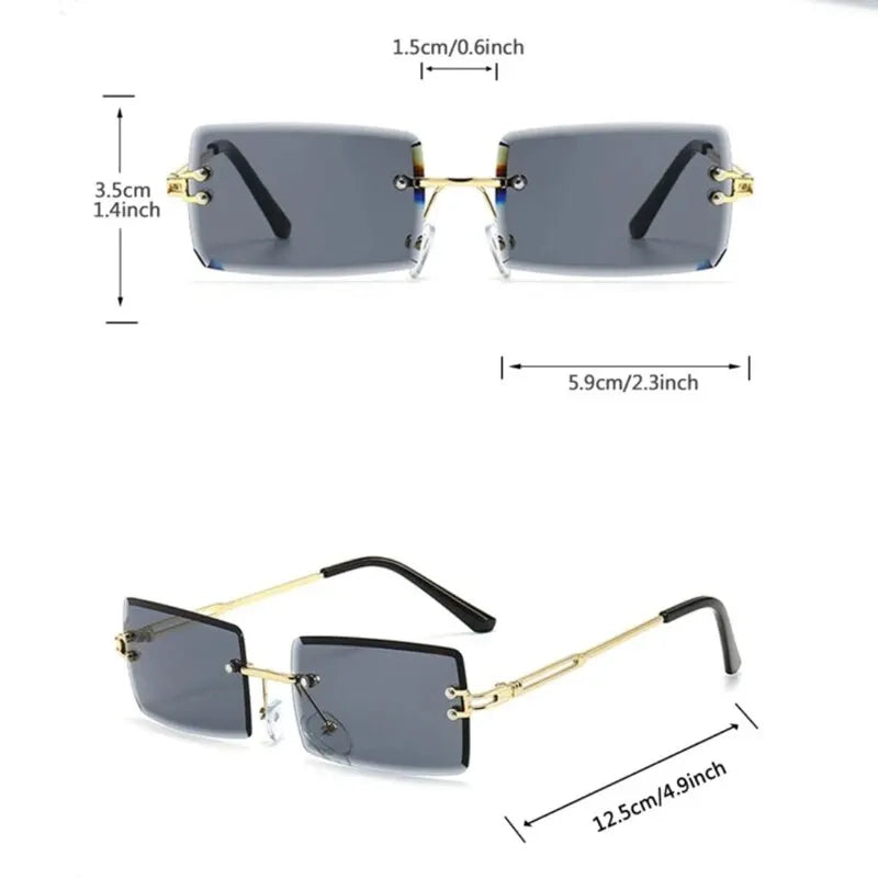 YAZN Sunglasses Frameless