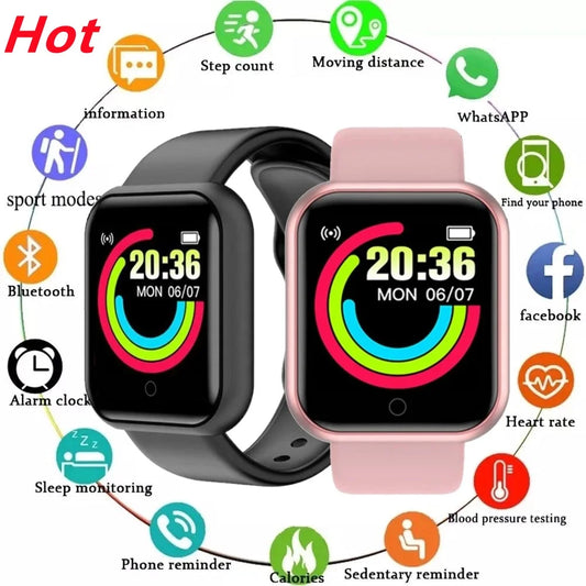 Y68 Smart Watch For Xiaomi iOS