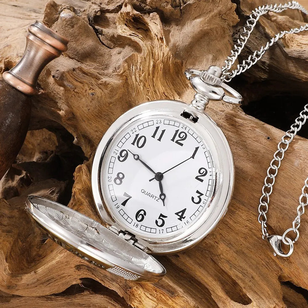 Vintage Silver Golden  THE DADPocket Watch