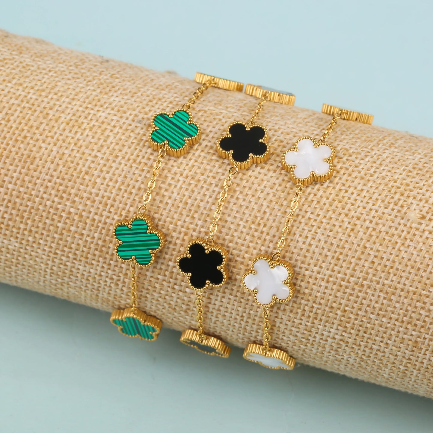 Gery Flower Bracelet